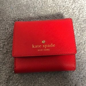 Red Kate Spade wallet